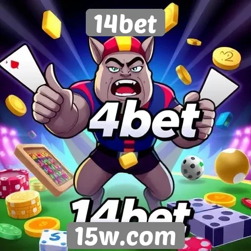 Variedade de jogos disponíveis no 14bet